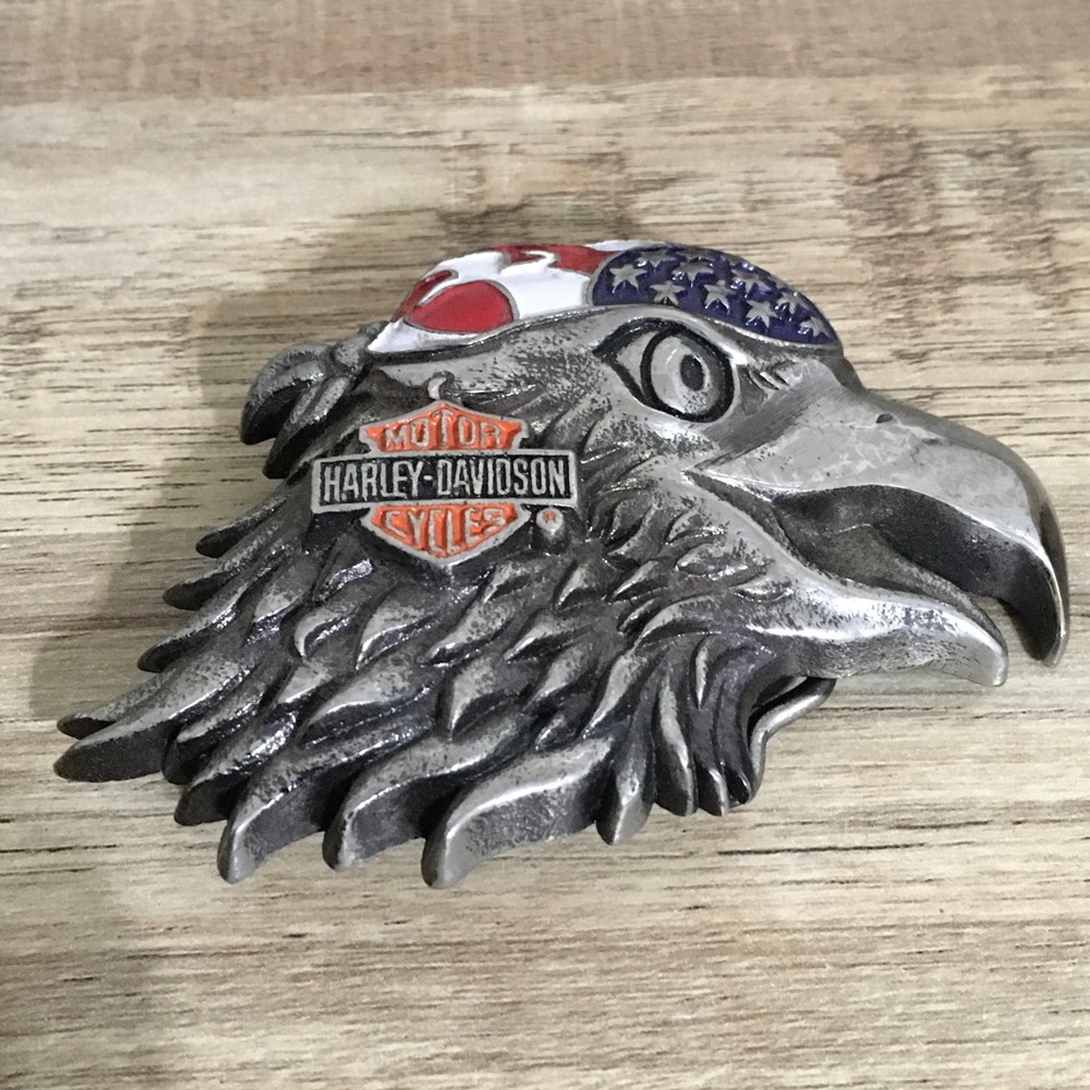 Vtg 1991 Harley-Davidson Belt Buckle